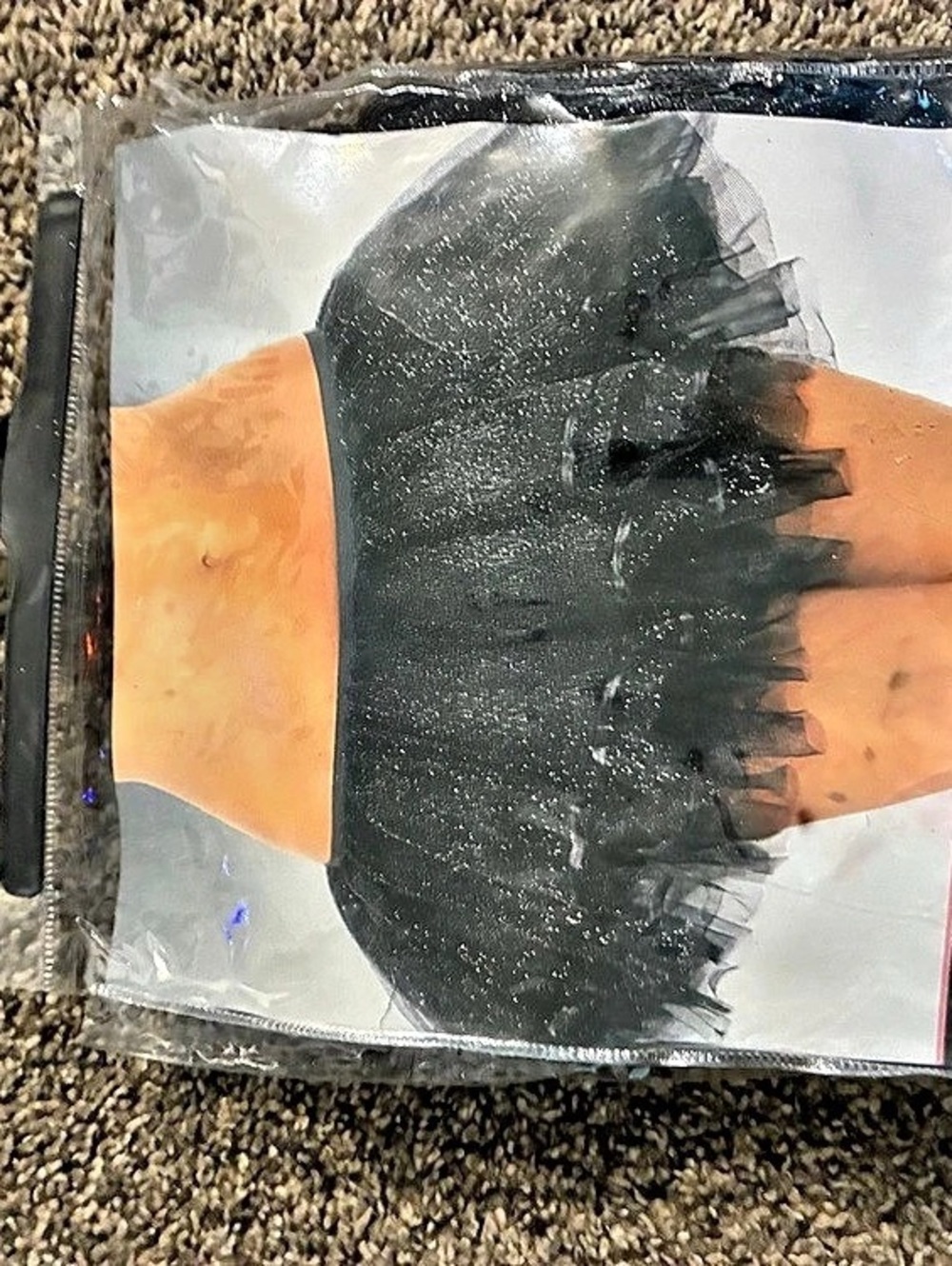 Tutu Black Shimmer Panties Size Medium NWT